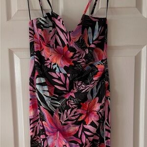 Zara Floral Midi Dress